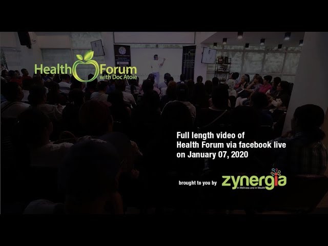 7 January 2020 | Health Forum via Facebook Live - Inspire Health and