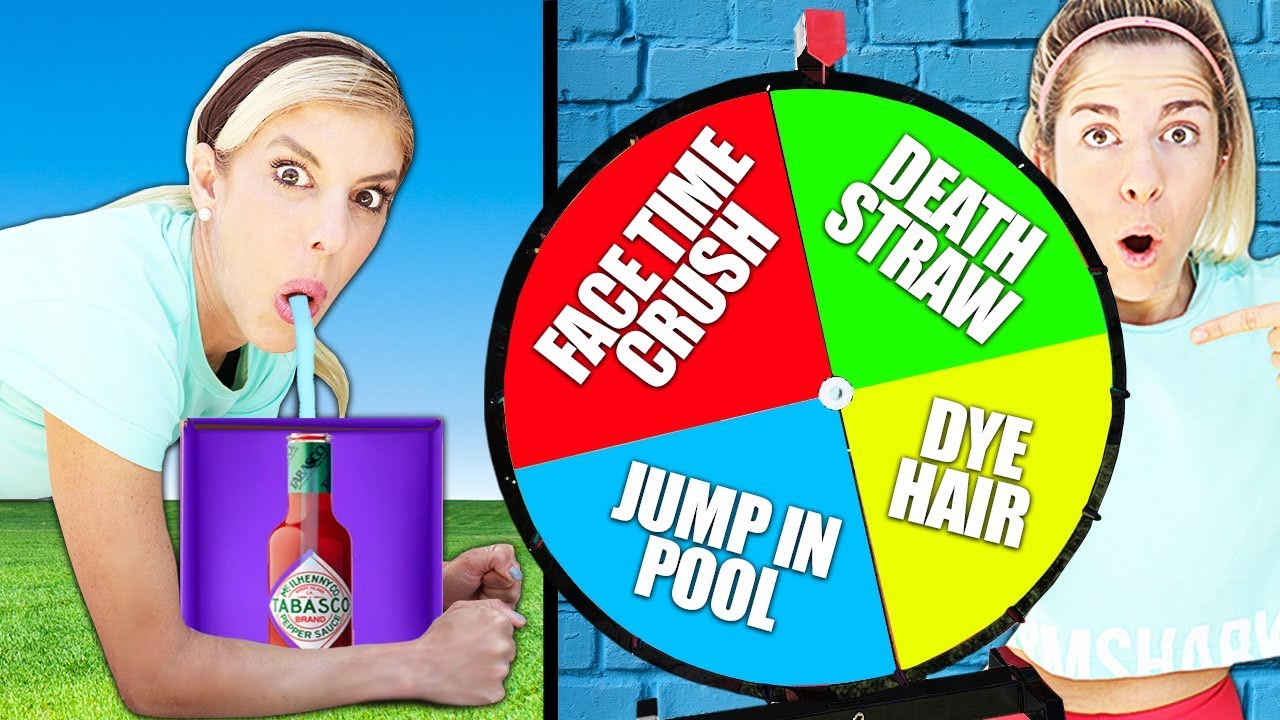 Extreme Spin the Wheel Workout Challenge with Punishments! Rebecca